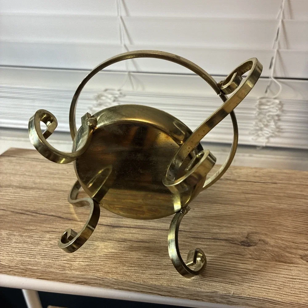 Retired Home‎ Interiors Brass Colored Candle Holder
